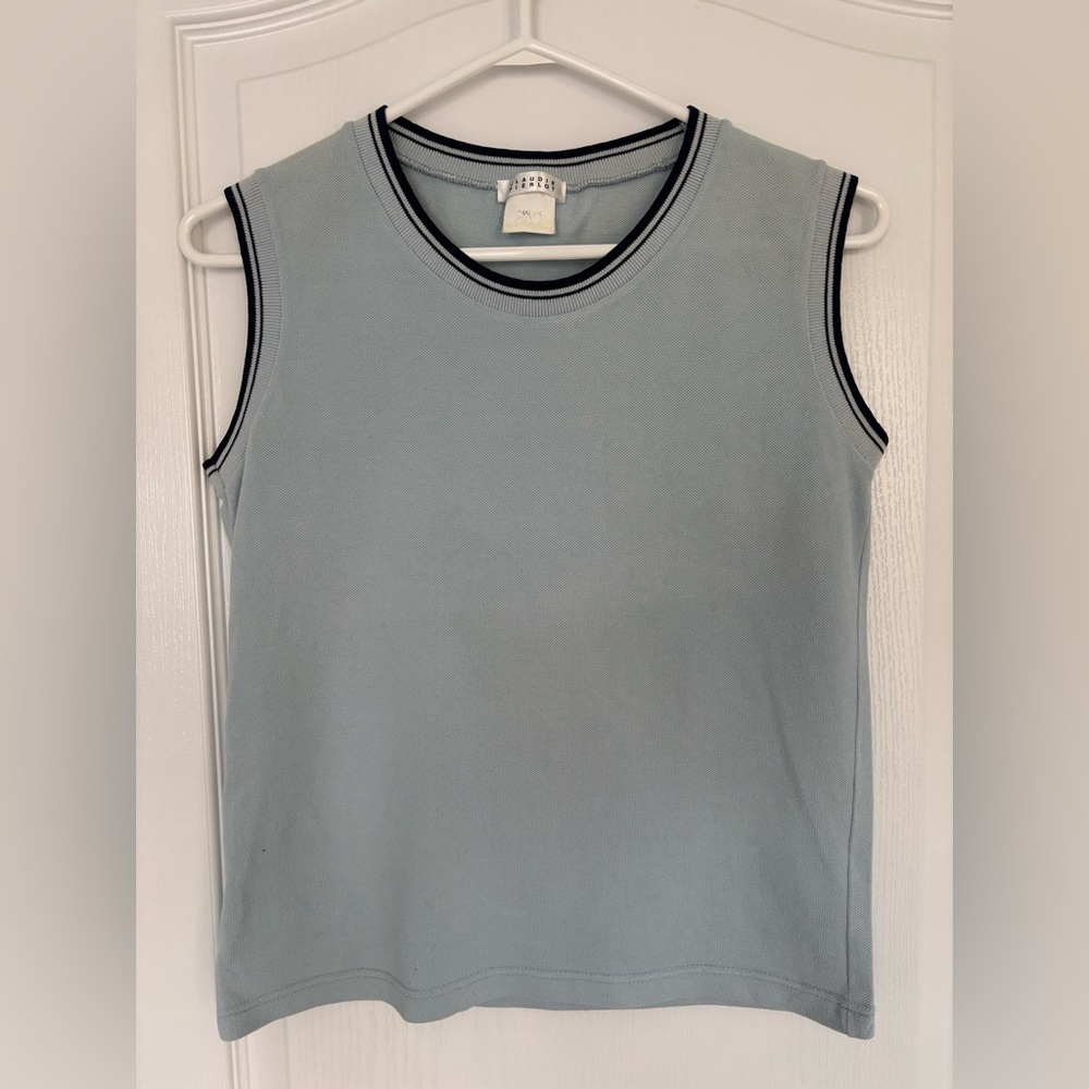 Claudie Pierlot Sleeveless Blue Top